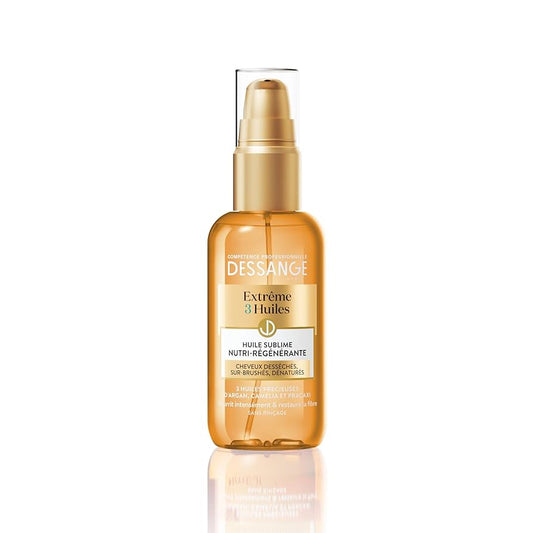 Dessange Huile Sublime Nutri-Régénérante Extrême 3 Huiles, 100ml