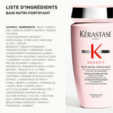 KÉRASTASE Genesis Bain Nutri-Fortifiant - Shampoing anti-chute nutritif et fortifiant 250ml