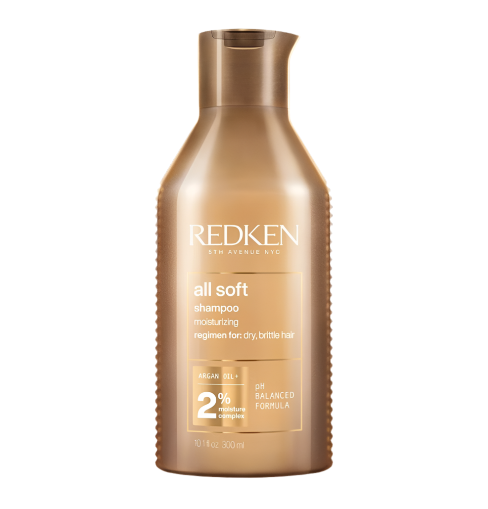 REDKEN All Soft - Shampoing hydratant cheveux secs et rêches, 300ml