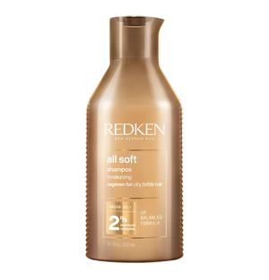 REDKEN All Soft - Shampoing hydratant cheveux secs et rêches, 300ml