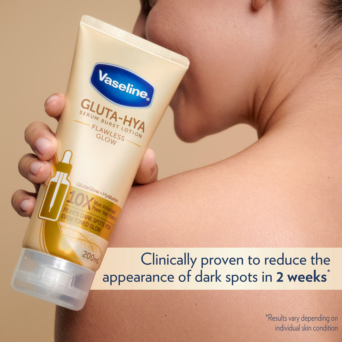 Vaseline Gluta-Hya Flawless Tone - sérum corporel, 200ml