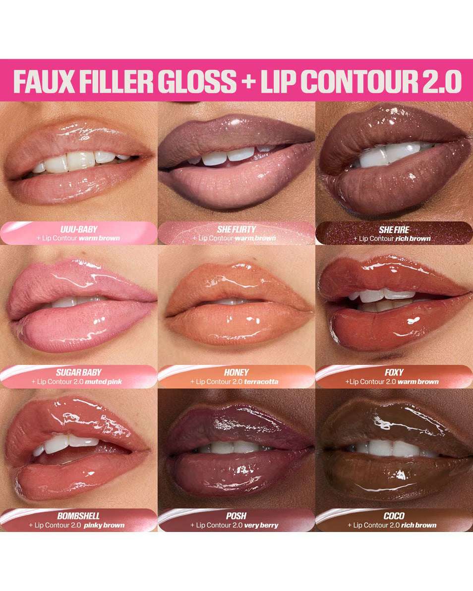 HUDA BEAUTY Faux Filler - Gloss haute brilliance