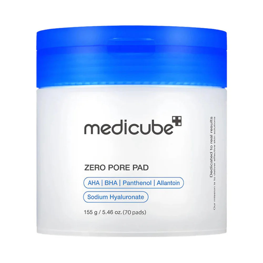 Medicube zero pore pad 2.0 - disques exfoliants anti pores 70pcs