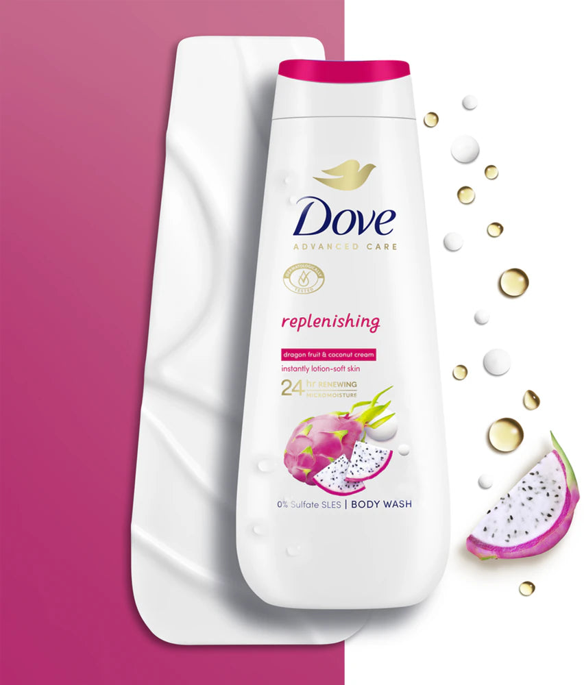 Dove Advanced Care Gel Douche Nourrissant Fruit du Dragon 400ml