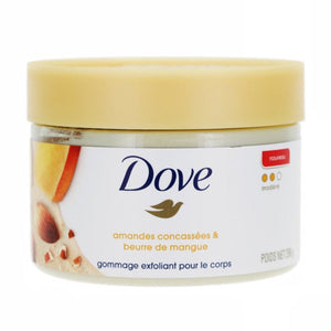 Dove gommage exfoliant amandes concassées & beurre de mangue 298ml