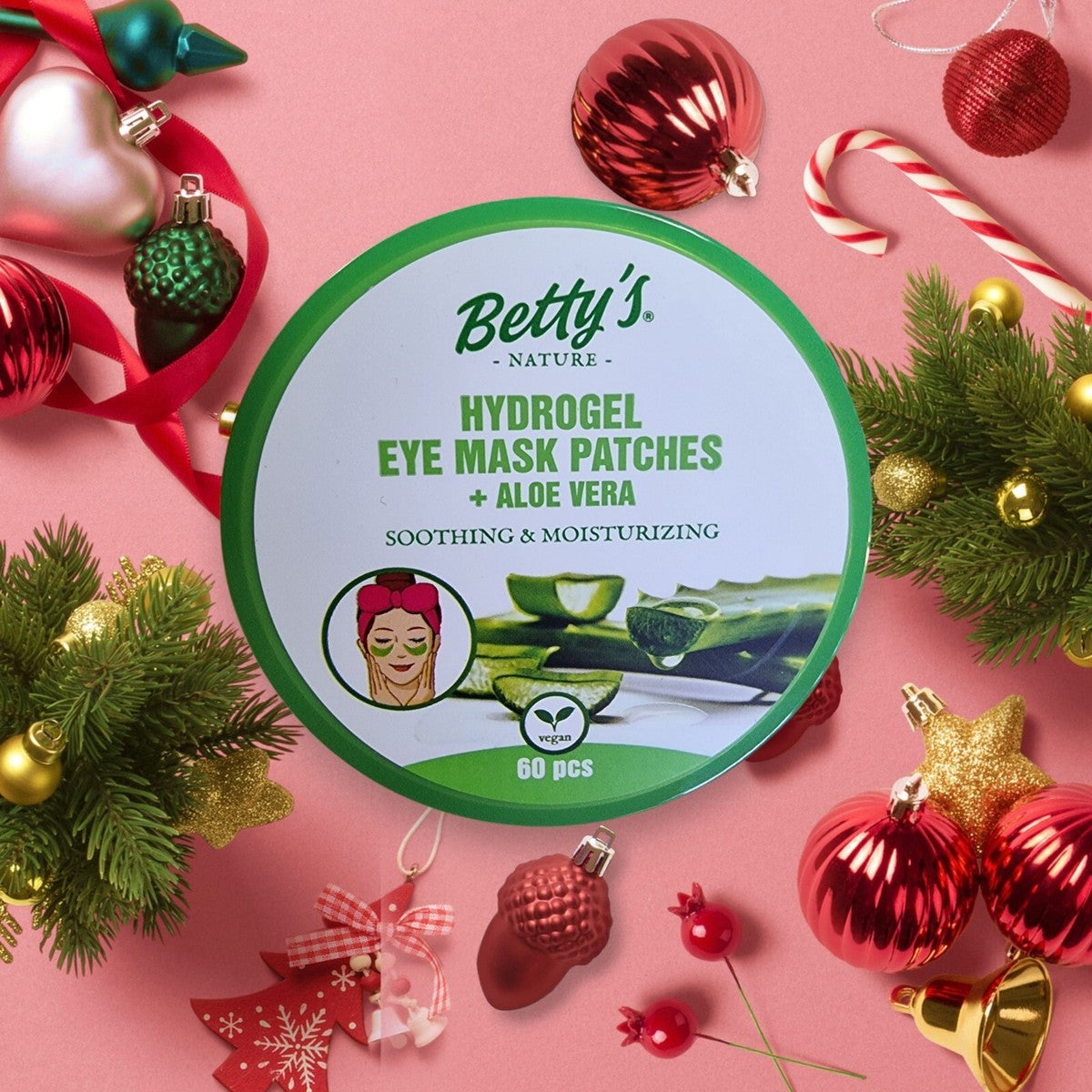 Betty’s Patchs pour les yeux hydrogel, - aloe vera 60pcs