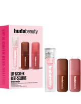 Huda beauty bronze nudes lip&cheek best sellers
