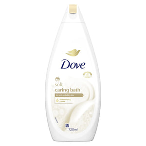 Dove soft caring bath for soft and silky skin shower gel 720ml