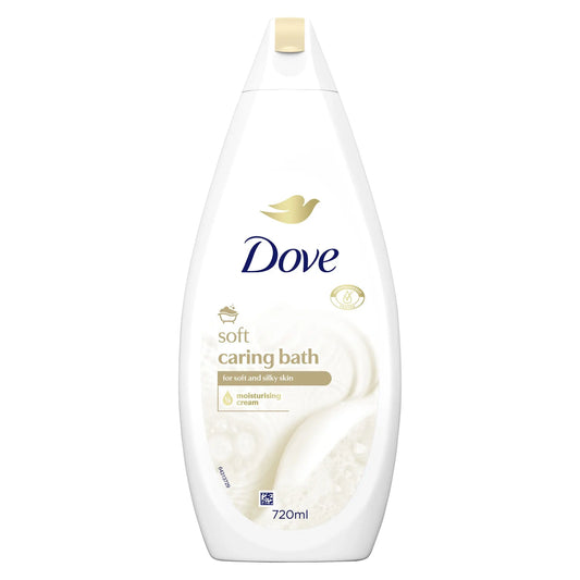 Dove soft caring bath for soft and silky skin shower gel 720ml