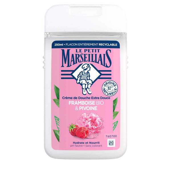 Le Petit Marseillais Crème de Douche & Bain Extra Douce Framboise & Pivoine BIO 250ml