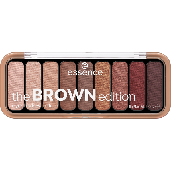 essence the BROWN edition palette fard à paupières
