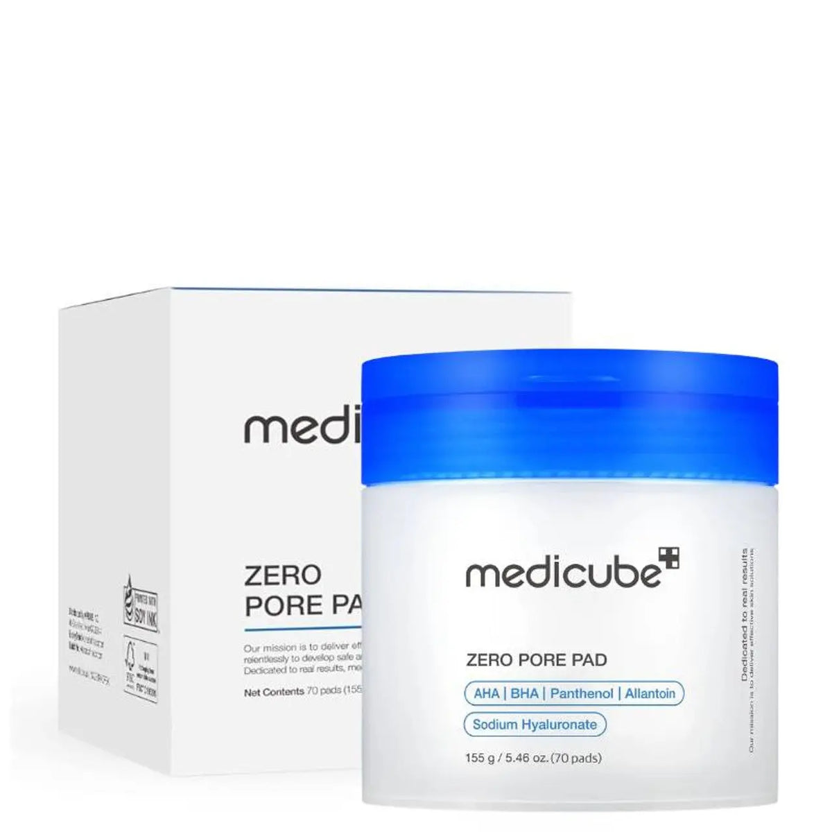 Medicube zero pore pad 2.0 - disques exfoliants anti pores 70pcs