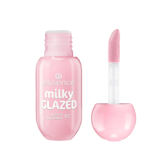 Essence glossy milky glazed lip balm -baume à lèvres- 02 strawberry Whip