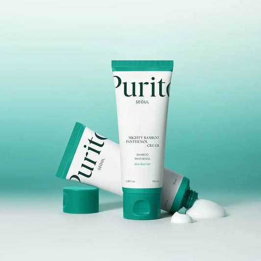 Purito mighty bamboo panthenol cream - crème réparatrice au bambou 100ml