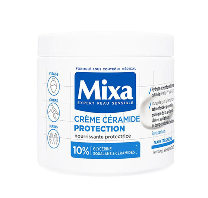 MIXA Ceramide Protect Cream - face, body and hands 400ml