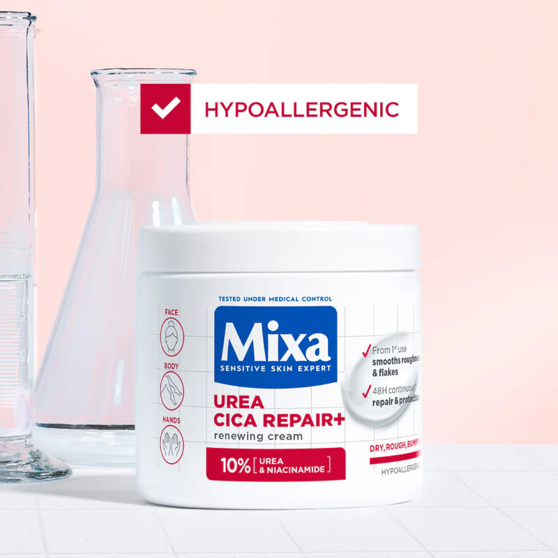 Mixa Crème Corporelle Urea Cica Repair+ 400ml
