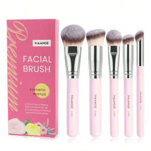 MAANGE 5 Pièces Ensemble De Pinceaux De Maquillage Professionnel