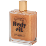 Skinbliss body oil vanilla scent - huile corporelle pailletée, 100ml