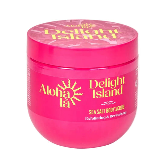 Aloha là Delight Island Sea Salt Body Scrub 500g