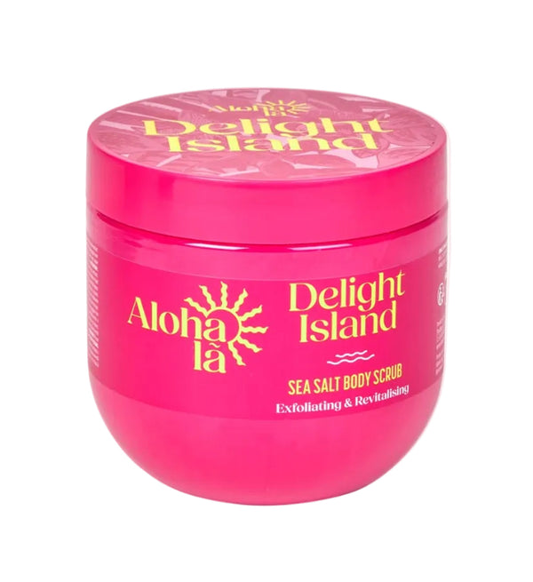Aloha là Delight Island Sea Salt Body Scrub 500g