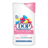 DOP DOUCHE CRÈME DOUCEURS D'ENFANCE AU PARFUM BONBONS MULTICOLORES 290ml