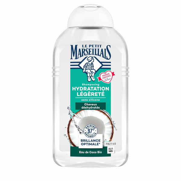 Le Petit Marseillais Shampooing Hydratation Légèreté à l’eau de coco BIO 250ml