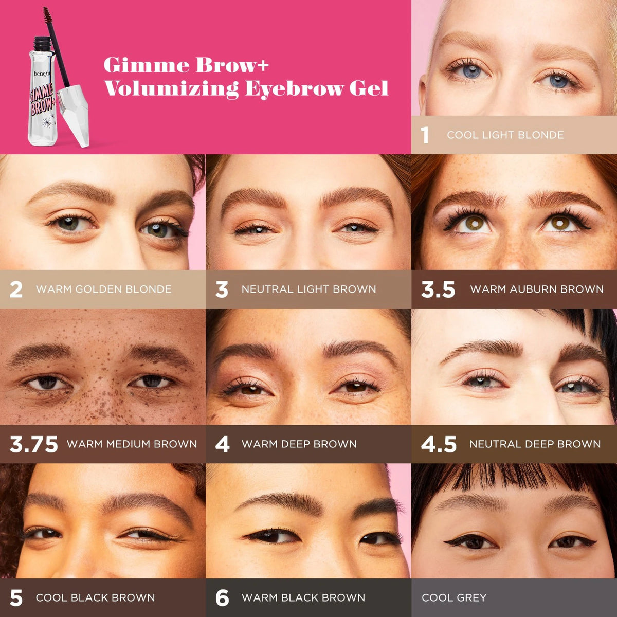 Benefit Gimme Brow+ Mascara sourcils 3g