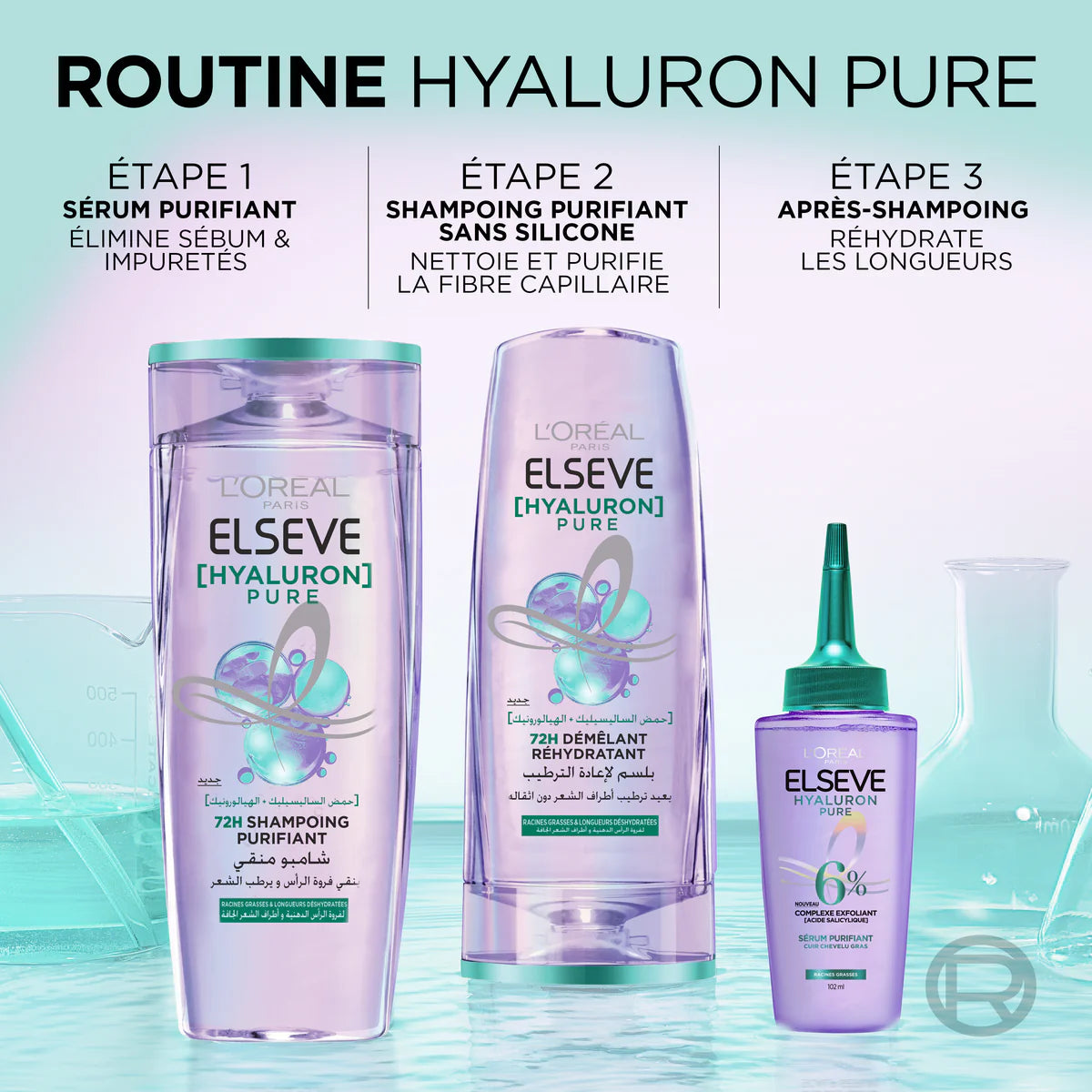 L’Oréal Paris Elseve Hyaluron Pure démélânt réhydratant 72H 200ml