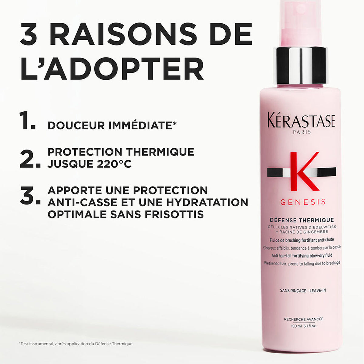 KÉRASTASE Genesis Défense Thermique - Fluide de brushing fortifiant anti-chute 150ml