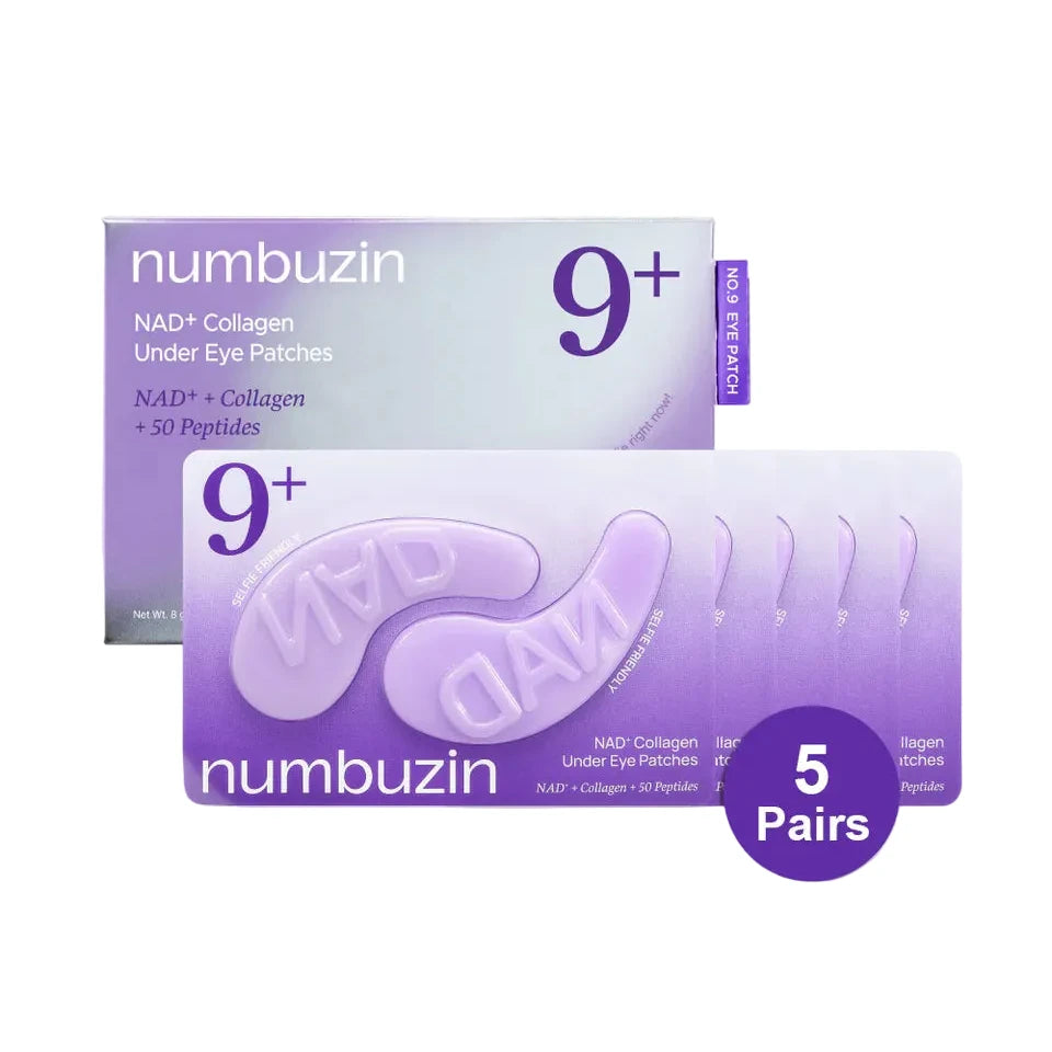 Numbuzin No.9 NAD+ Collagen Under Eye Patches (5 Pairs)