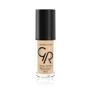 Golden Rose Total Cover 2in1 Foundation & Concealer 30ml