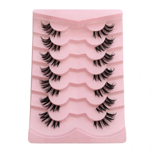 Faux cils 7 paires croisés, volume dramatique