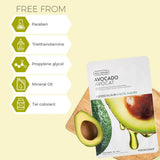 The face shop real nature avocado face mask - masque en tissu au miel