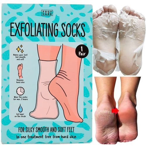 Exfoliating socks