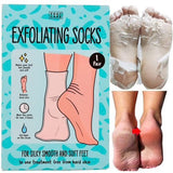 Exfoliating socks
