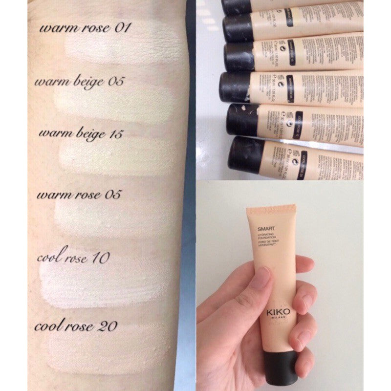Kiko milano Smart Hydrating Foundation - Fond de teint fluide