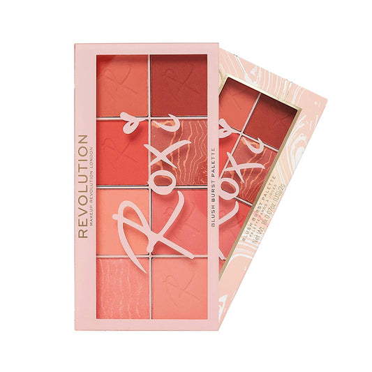 Makeup Revolution, X Roxxsaurus, Blush Burst, Face Palette, 8 Shades, 16g