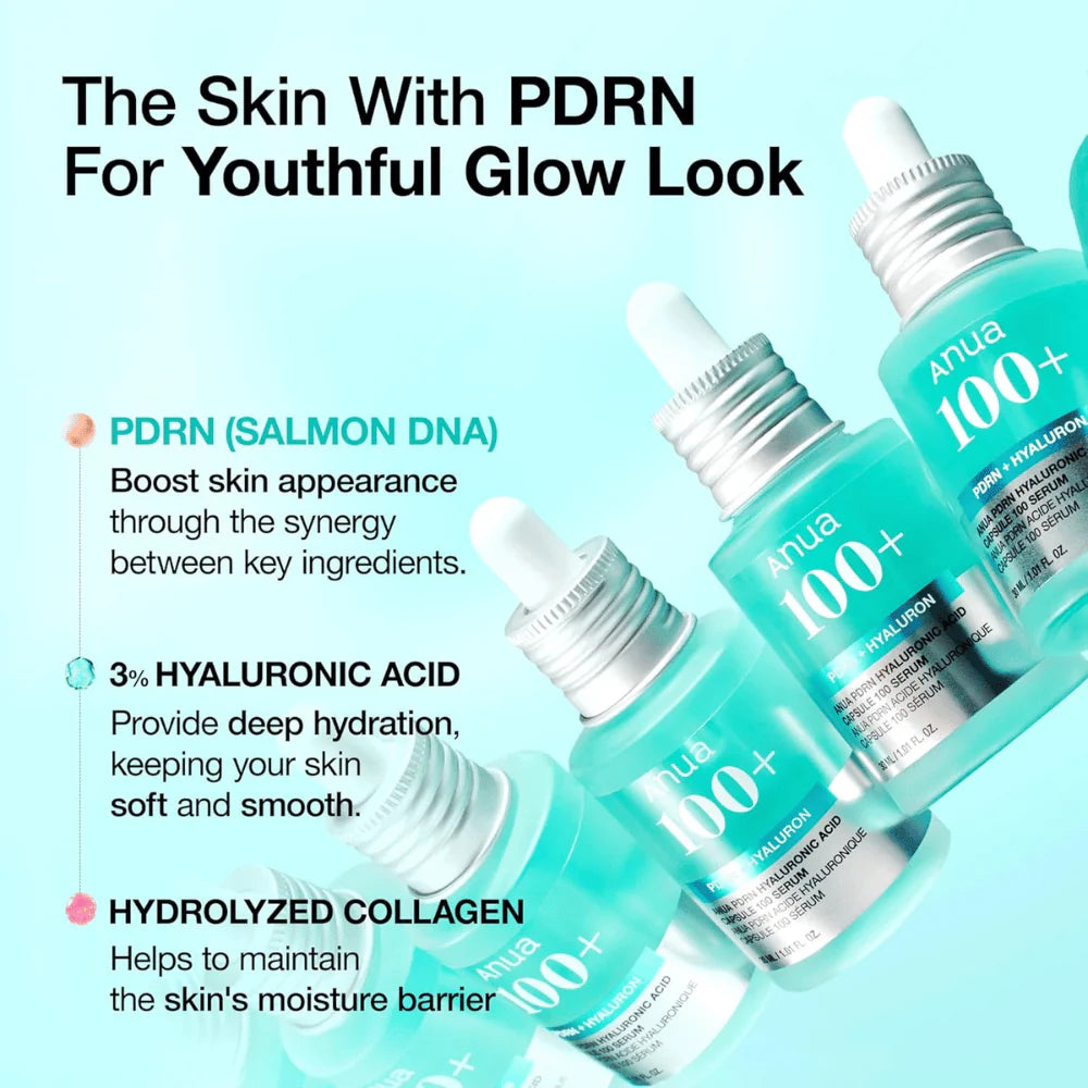 Anua PDRN Hyaluronic Acid Capsule 100 Serum, 30ml