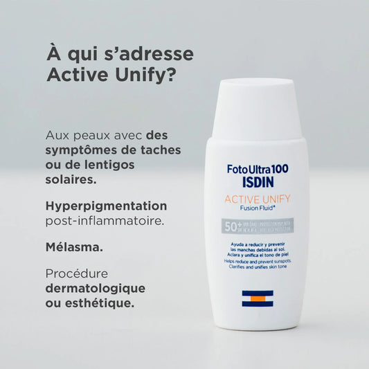 ISDIN Active Unify dépigmentant SPF50+ Foto Ultra 100 - 50ml