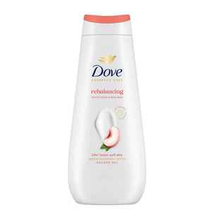 Dove gel douche pêche blanche et lait de riz, 400ml