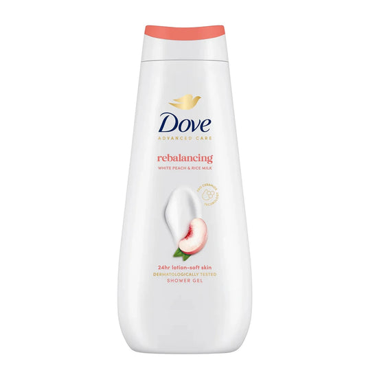Dove gel douche pêche blanche et lait de riz, 400ml