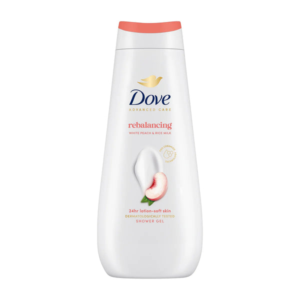 Dove gel douche pêche blanche et lait de riz 400ml