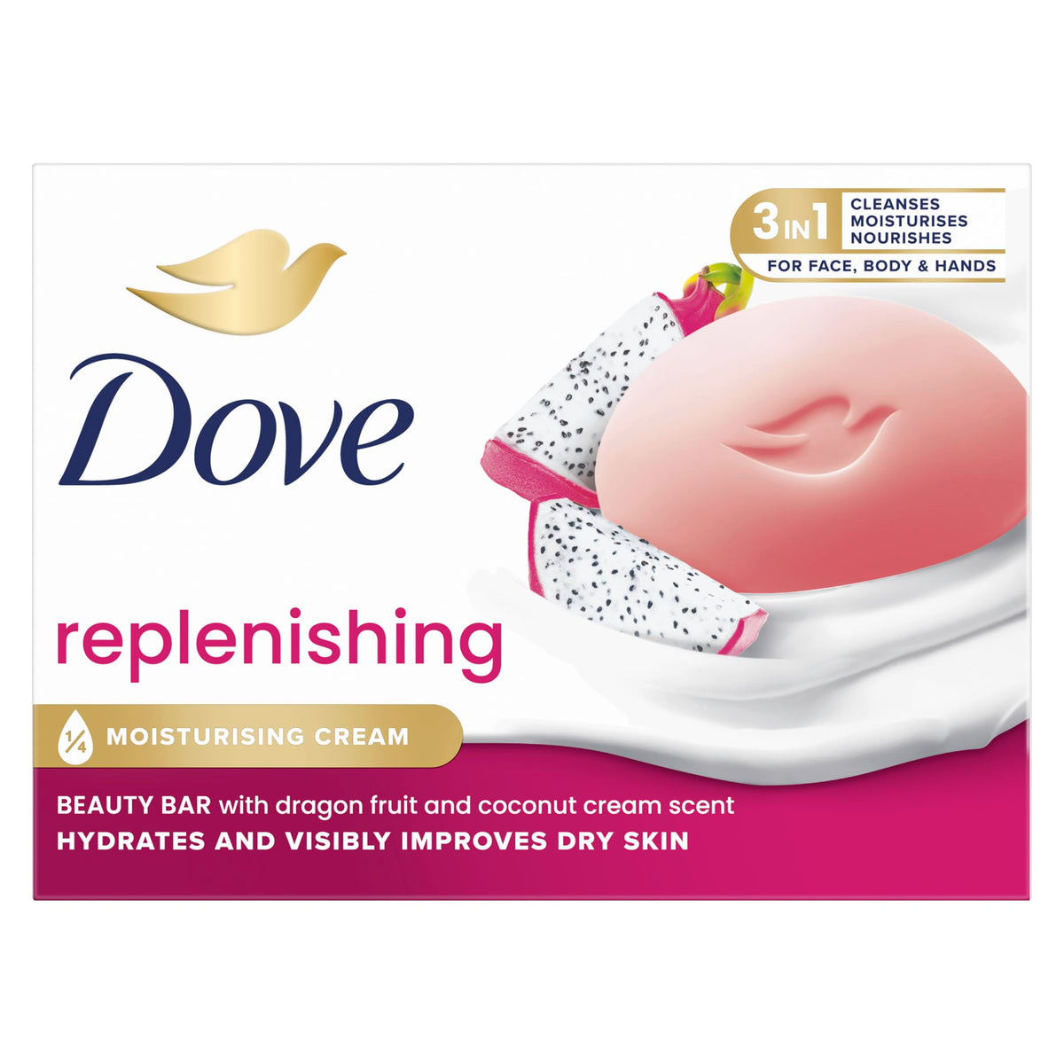 Dove savon solide fruit du dragon, 90g