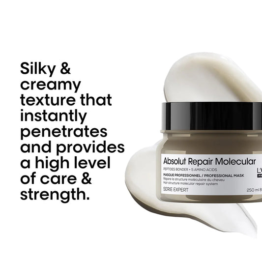 L'Oréal Professionnel Serie Expert Absolut Repair Molecular - Masque Concentré Professionnel 250ml