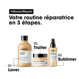 L'Oréal Professionnel
Absolut Repair - Shampoing réparateur et hydratant pour cheveux abîmés