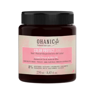 OHANIC Color Protect 3 in1 mask - masque cheveux colorés, 250ml
