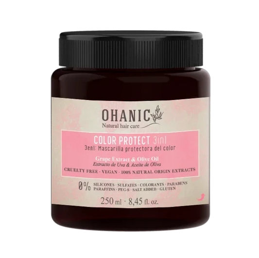 OHANIC Color Protect 3 in1 mask - masque cheveux colorés, 250ml