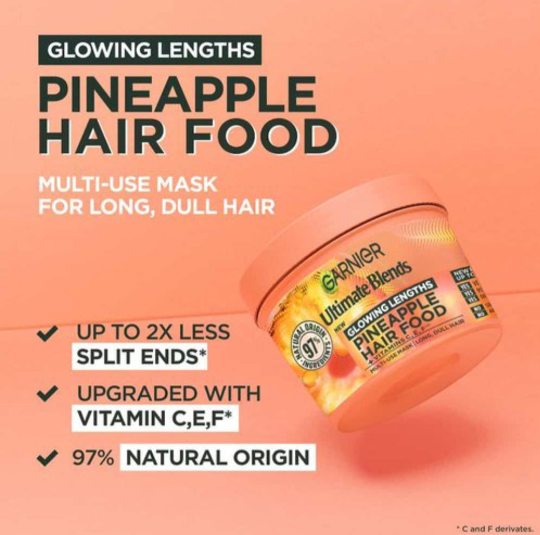 Garnier Fructis HAIR FOOD
Pineapple & Amla Hair Food 3-in-1 Mask