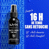 Nyx professionnal makeup - makeup setting spray matte finish - spray fixateur de maquillage fini mat
