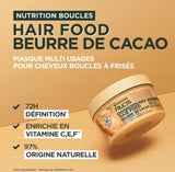 FRUCTIS HAIR FOOD
Masque nutrition boucles au Beurre de Cacao